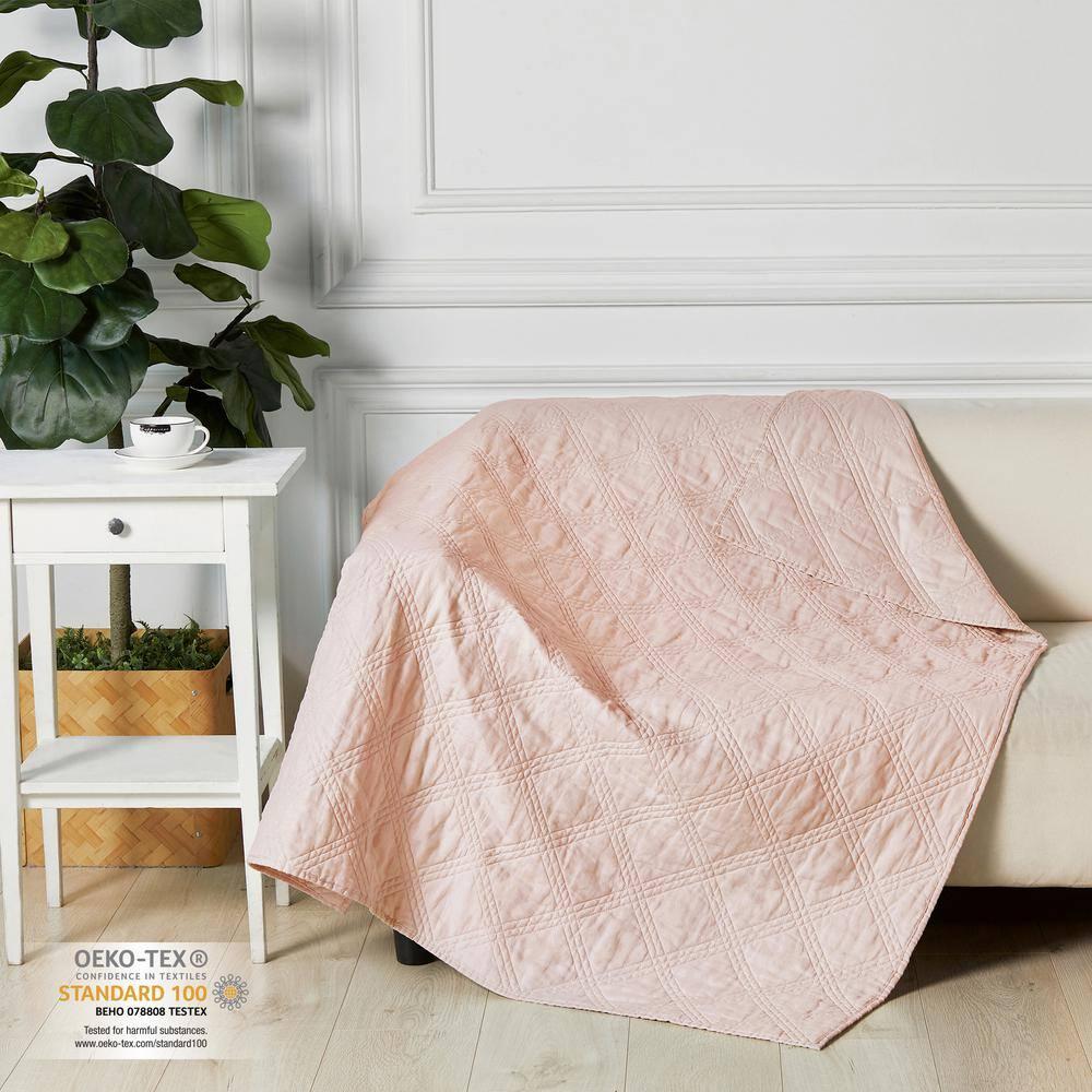 Levtex home Washed Linen Quilted Throw