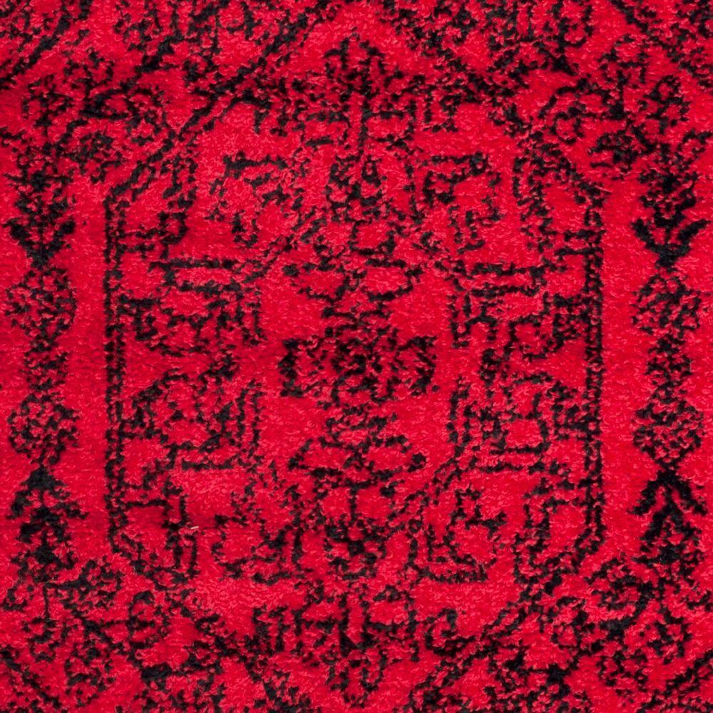 Adirondack ADR108 Power Loomed Accent Rug - Red/Black - 2'6"x4' - Safavieh.