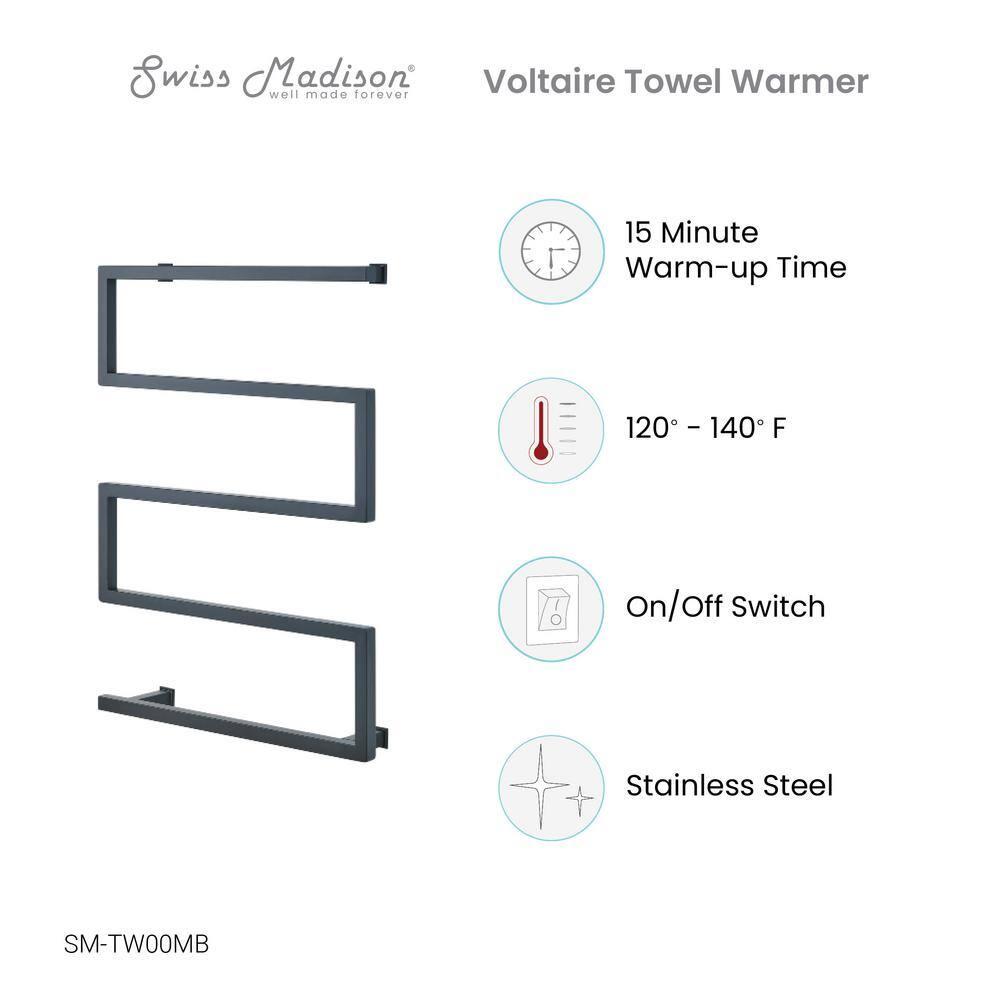 Voltaire 5-Bar Electric Towel Warmer