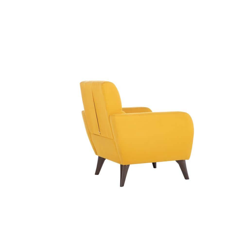 Bellona USA Chair In A Box with Storage Yellow Mid-Century Modern