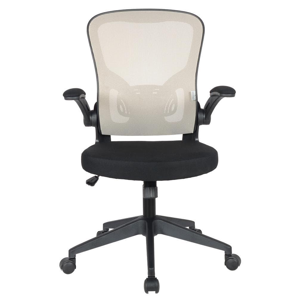 LeisureMod Newton Single Ergonomic Mesh Lumbar Support Adjustable Height Swivel Office Chair