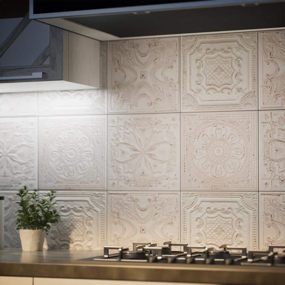 Fitz 8" x 8" Ceramic Patterned Wall Tile