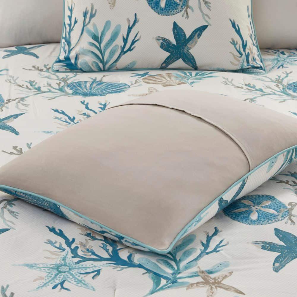 Madison Park Pebble Beach 7 Piece Cotton Sateen Comforter Set