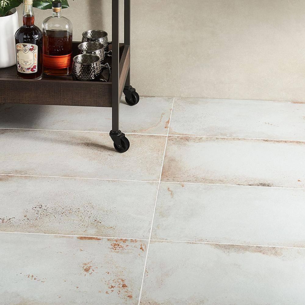 12" x 24" Matte Cement Look Porcelain Wall & Floor Tile (11.62 Sq. Ft. / Case)