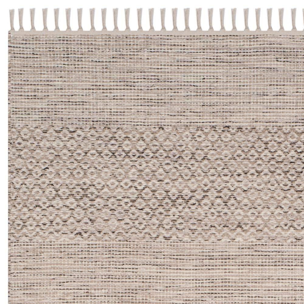 Montauk MTK330 Hand Woven Indoor Area Rug - Ivory/Steel Grey - 6'x9' - Safavieh
