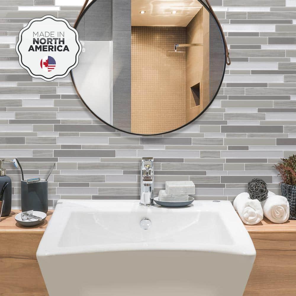 Peel and Stick Gel Backsplash Tile Milano 12" x 10"