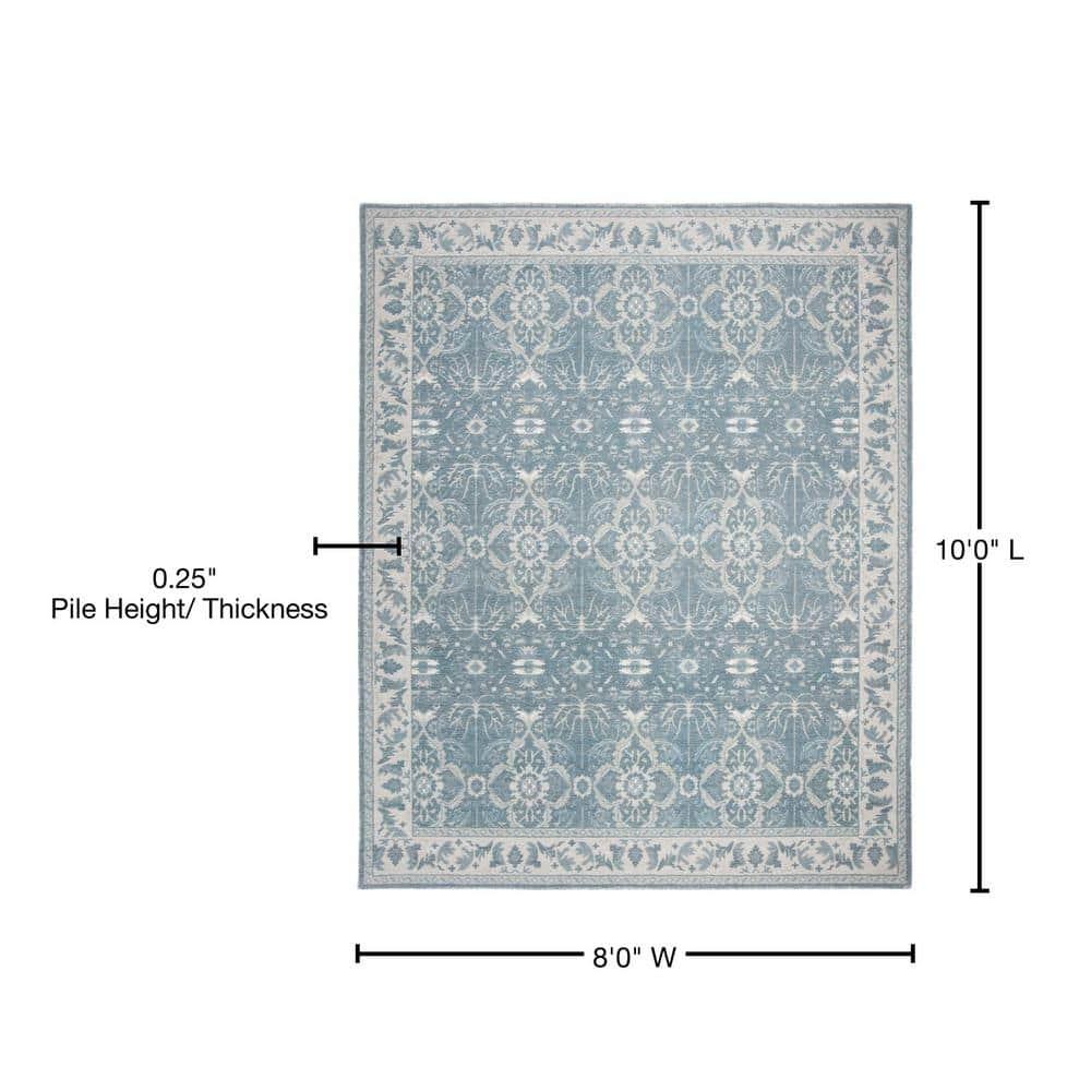 Charlton Home® Karley Restoration Vintage Hand Tufted Wool And Viscose Oriental Rug