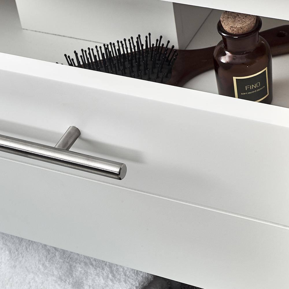 Lucera 24" Wall Mount Modern Single Sink Bathroom Vanity with Top and Undermount Sink