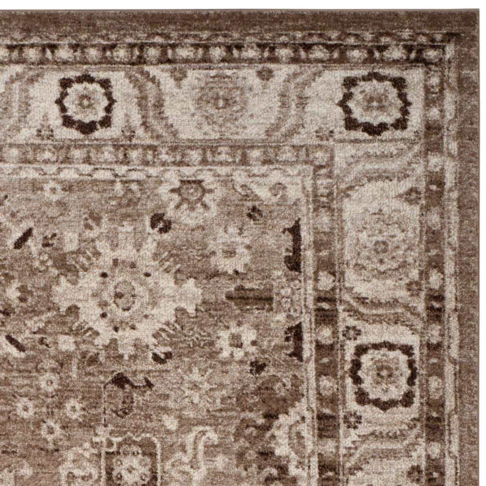 Vintage Hamadan VTH214 Power Loomed Indoor Area Rug - Taupe - 8'x10' - Safavieh.