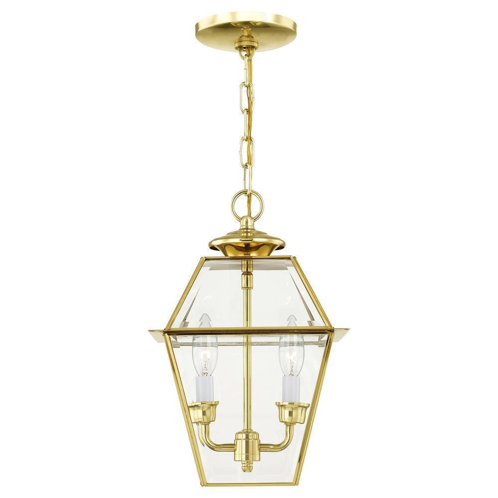 Livex Lighting Westover 2 - Light Pendant in  Polished Brass