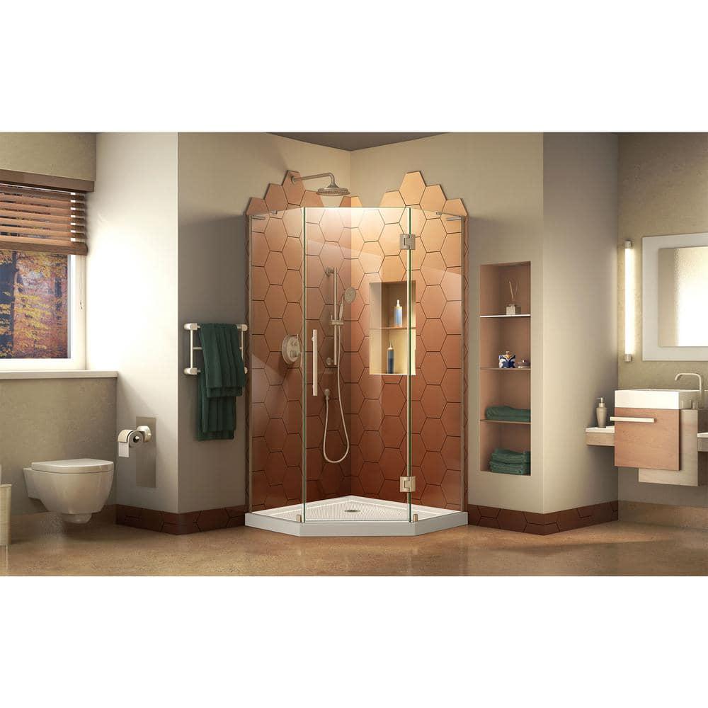 DreamLine Prism Plus 42" x 74.75" Rectangle Hinged Shower Enclosure with Base Included