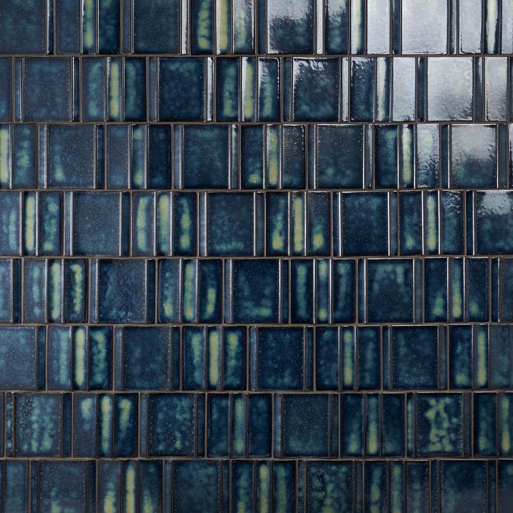 Ivy Hill Tile Metaru 5.82 In. X 5.82 In. 3D Metallic Look Matte Porcelain Wall Tile (7.82 Sq. Ft. / Case)