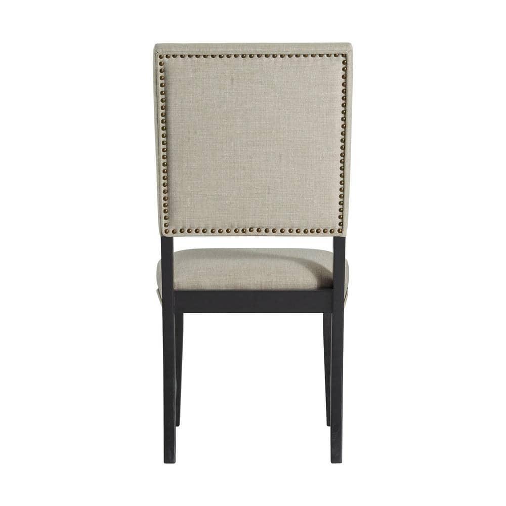 Laudine Solid Wood Side Chair in Taupe