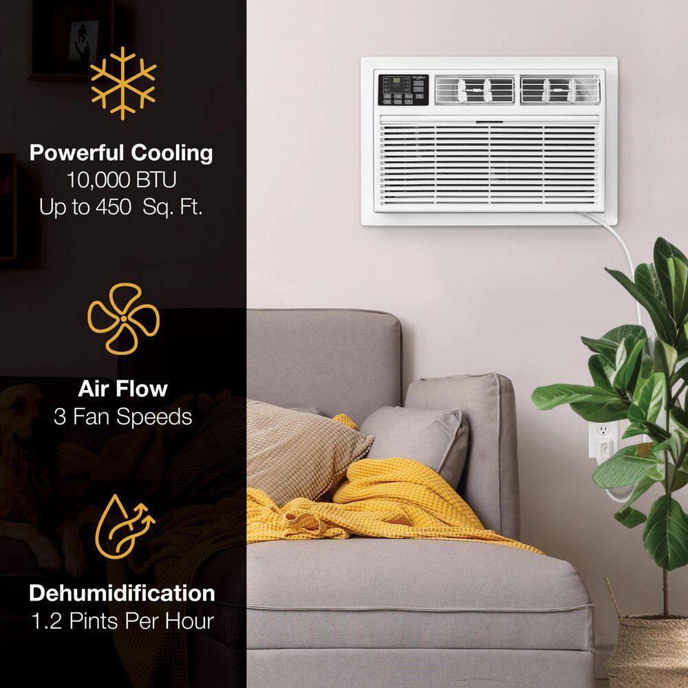 Whirlpool Whirlpool 10,000 BTU 230V Through-the-Wall Air Conditioner with Remote Control