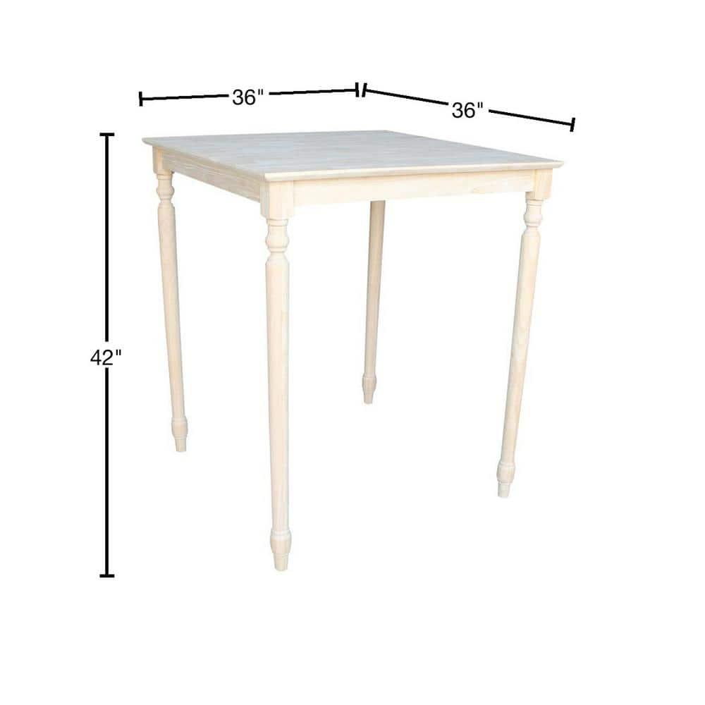 International Concepts Turned Bar Height Dining Table & Reviews | Wayfair