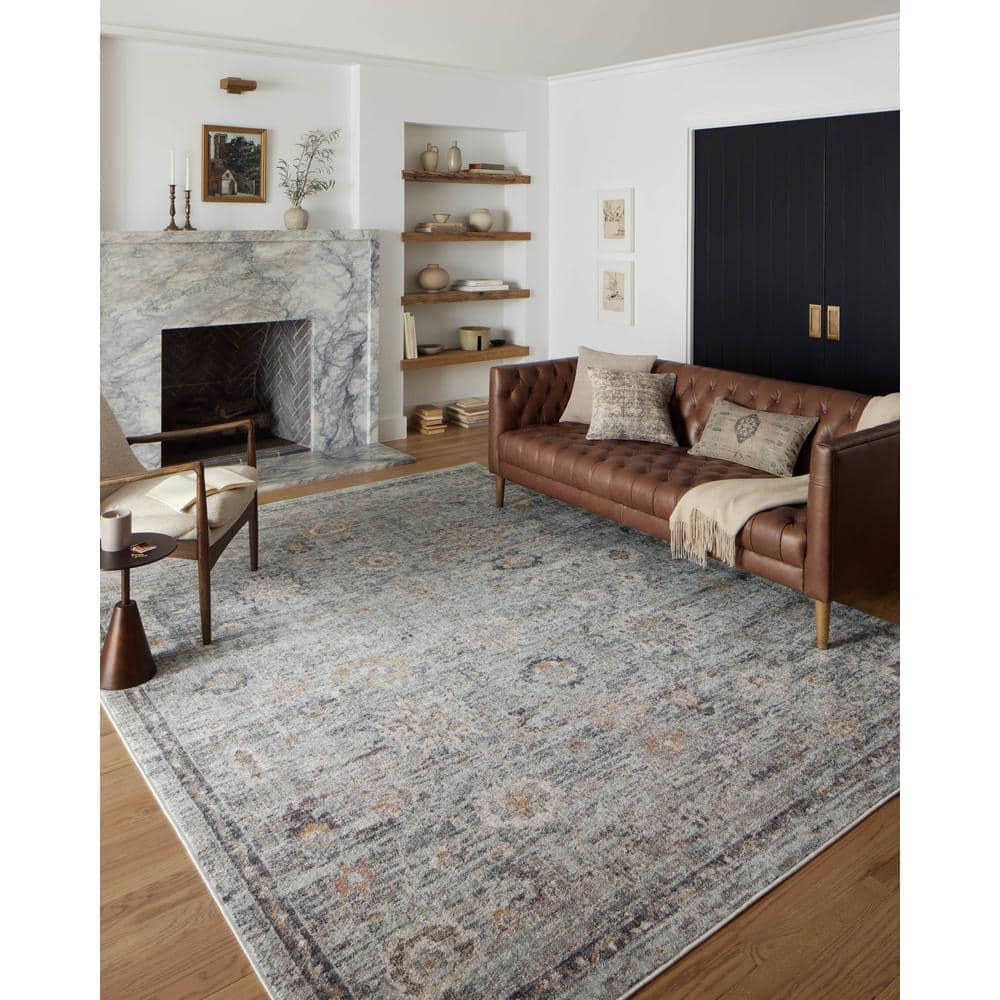 Loloi II Monroe Sky / Gold 7'-10" x 10' Area Rug