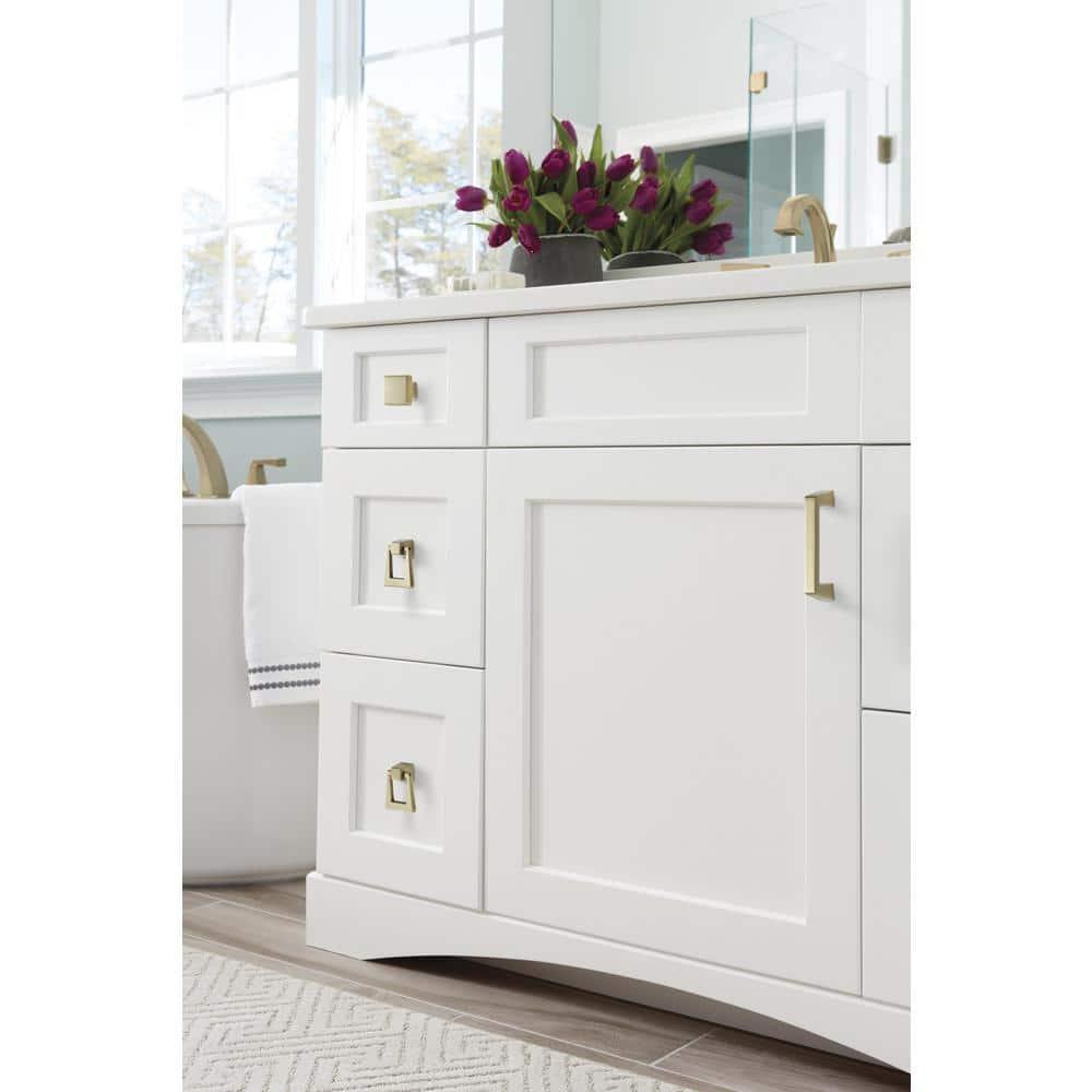 Amerock Blackrock 1-3/16 inch (30mm) Length Golden Champagne Cabinet Knob