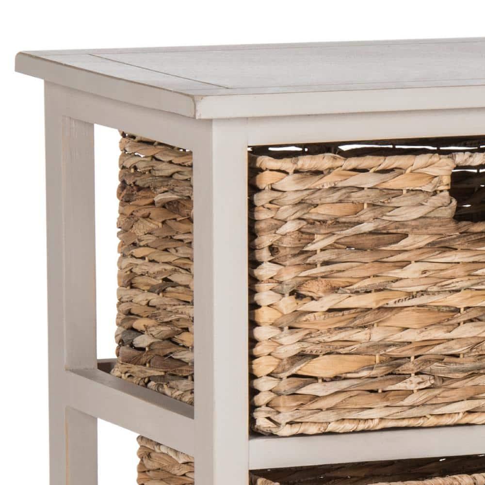 Keenan 6 Basket Storage Chest - AMH5740 - Vintage Grey - Safavieh Couture