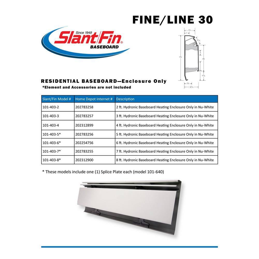 SlantFin 4 Dummy Enclosure Only 30 Series