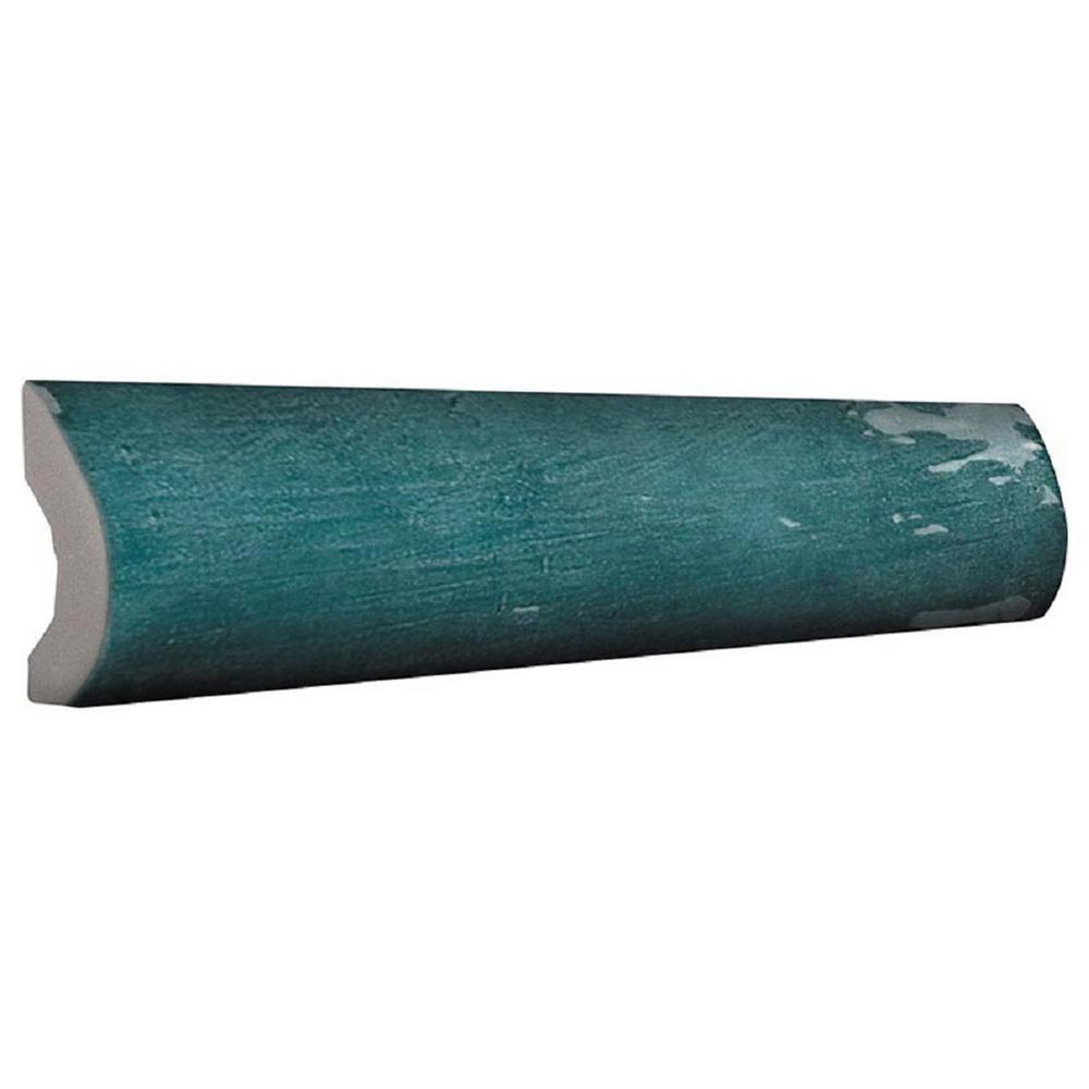 Apollo Tile  10 pack 1-in W x 8-in L Ceramic Glossy Pencil Bullnose Tile Trim (0.556 Sq ft/case)