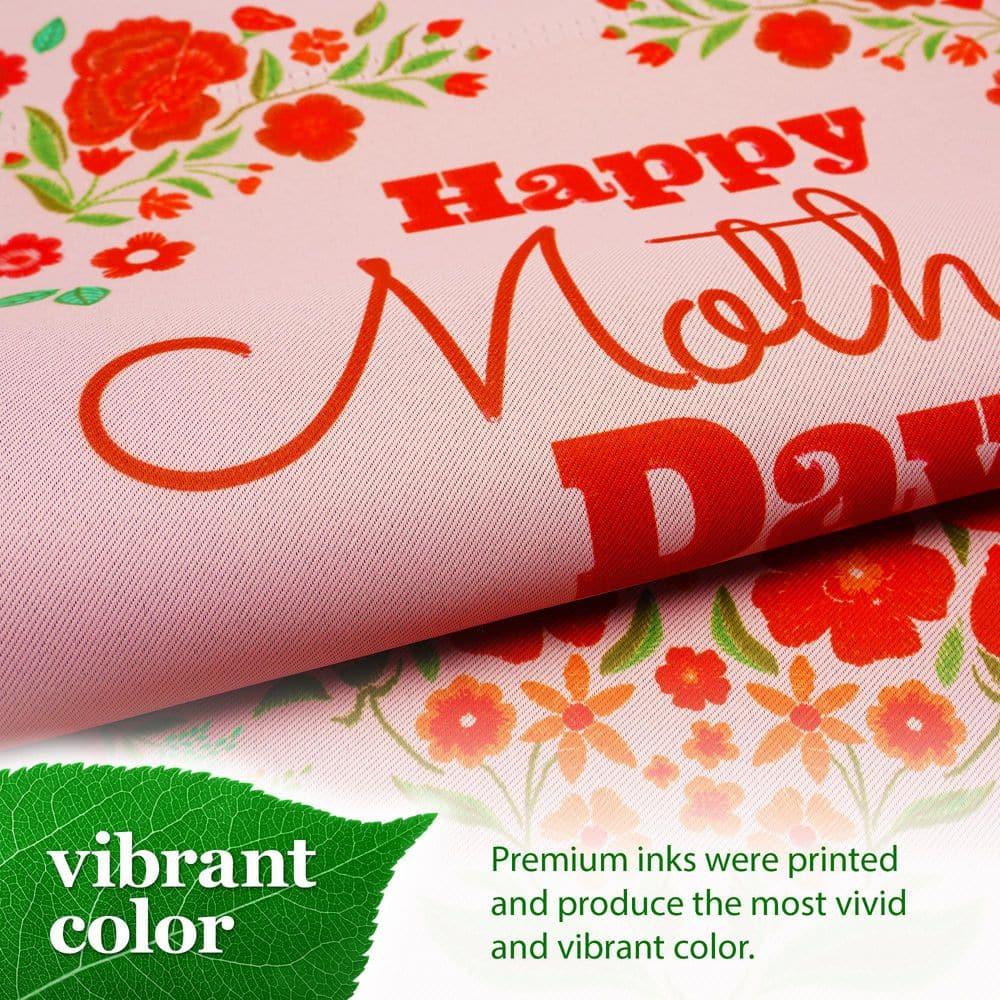12x18in Multicolor Polyester Happy Mother's Day Garden Flag