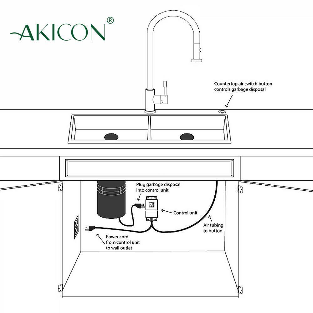 Garbage Disposal Kitchen Air Switch