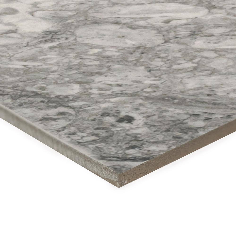 Ackland Zola 24 in. x 24 in. Matte Porcelain Marble Look Floor and Wall Tile