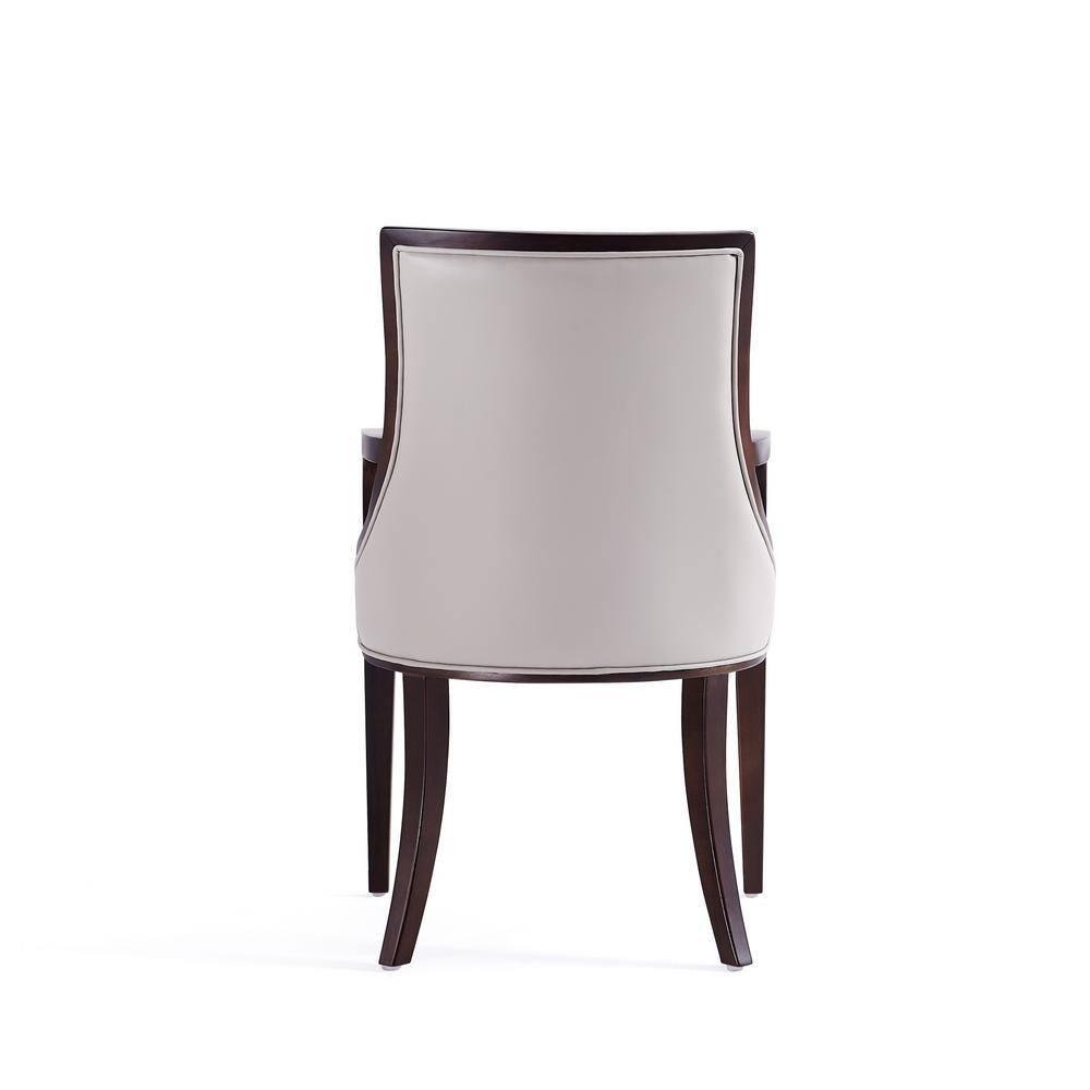 Faux Leather Upholstered Armchair