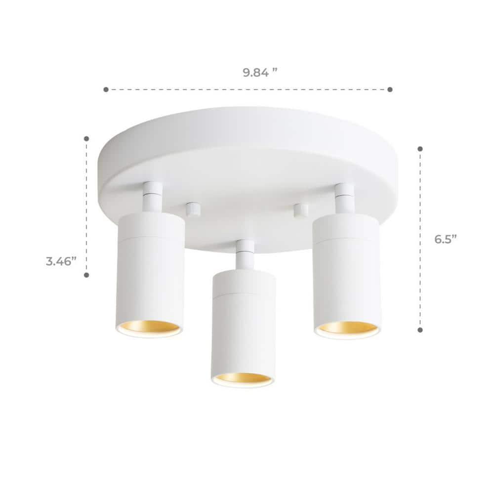 Vidalite 11.6'' 3 -Light Track Kit with Dimmable