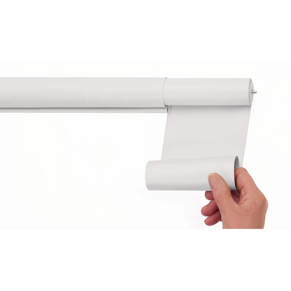 Achim Tear Down Indoor Cordless Vinyl Room Darkening Roller Window Shade, 72 x 37, Ivory Beige