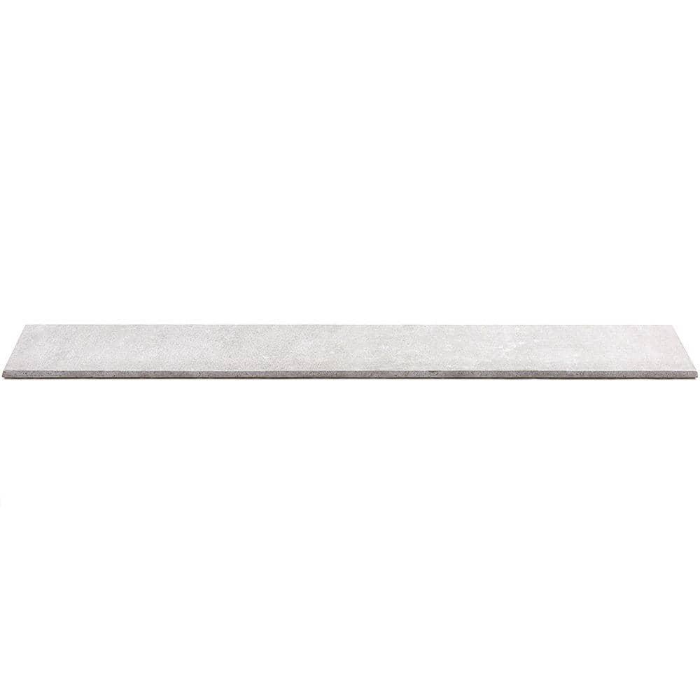 Bond Tile Large Format 24'' L x 3'' W Porcelain Bullnose Tile Trim