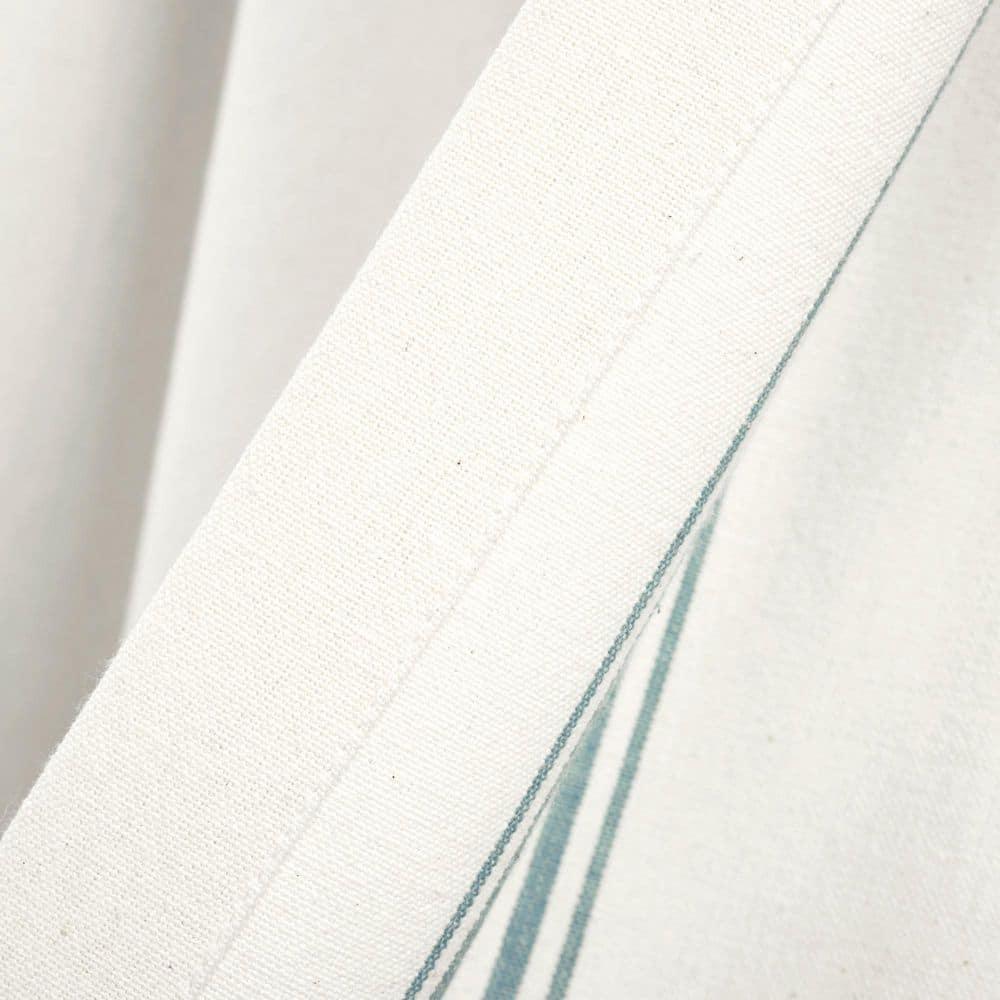 Farmhouse Stripe Striped Ruffled 52'' W Window Valance