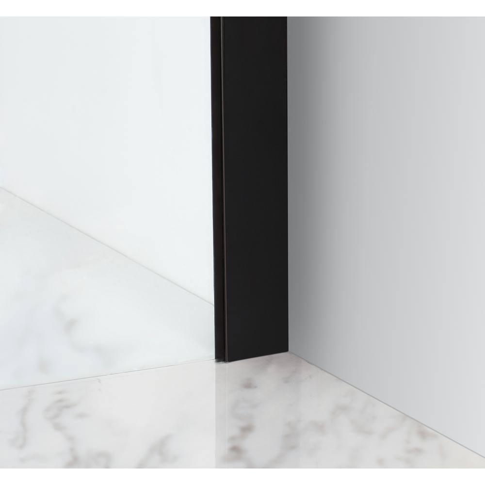 Aston Bromley GS Frameless 39" x 72" Rectangle Hinged Shower Enclosure SEN962EZ-MB-392530-10