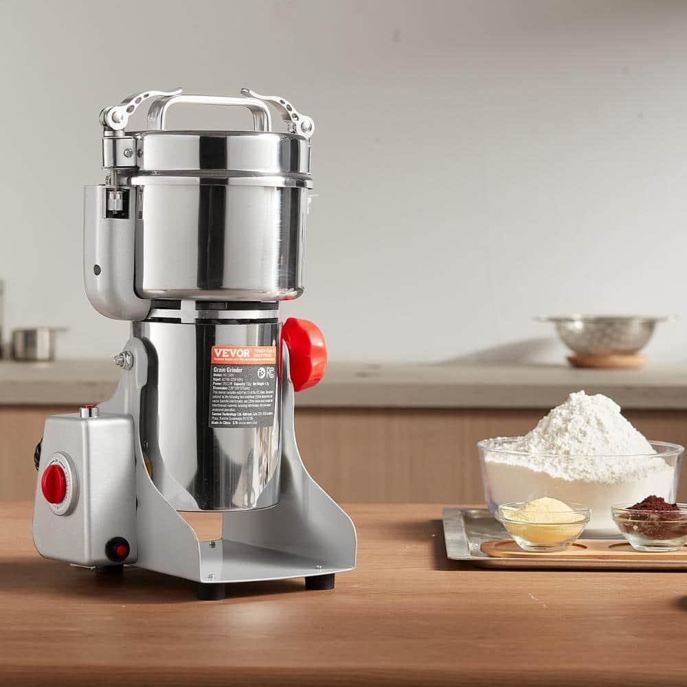 VEVOR 750g Commercial Spice Grinder Electric Grain Mill Grinder High Speed