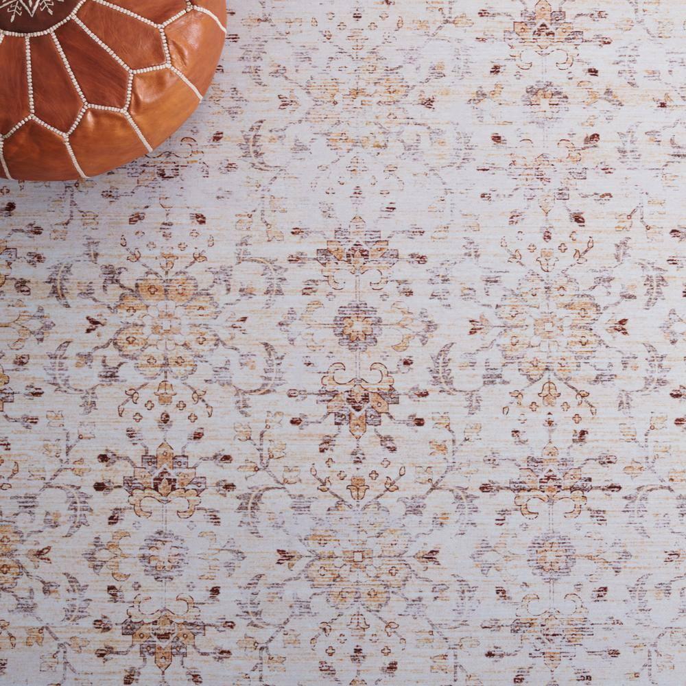 Tucson TSN179 Power Loomed Machine Washable Area Rug - Beige/Gold - 8'x10' - Safavieh.
