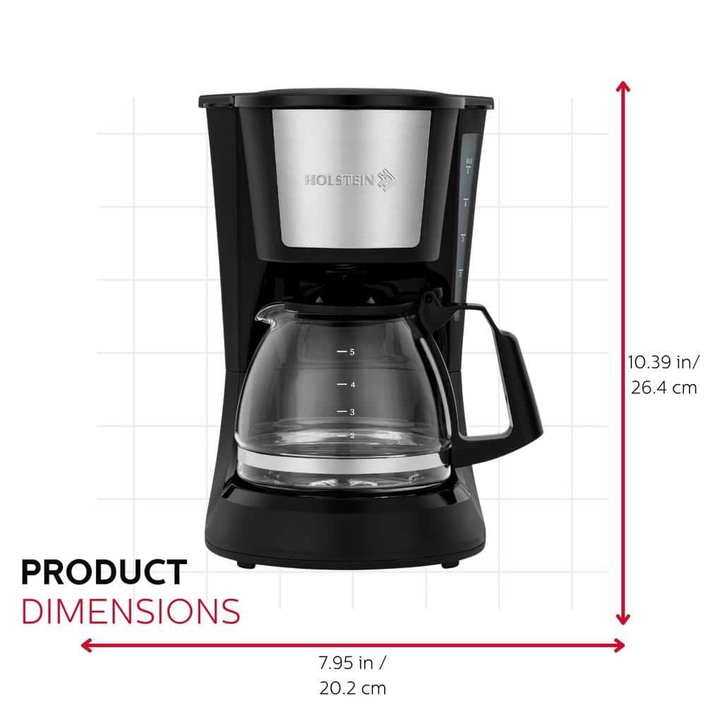 Holstein Housewares 5-Cup Coffee Maker