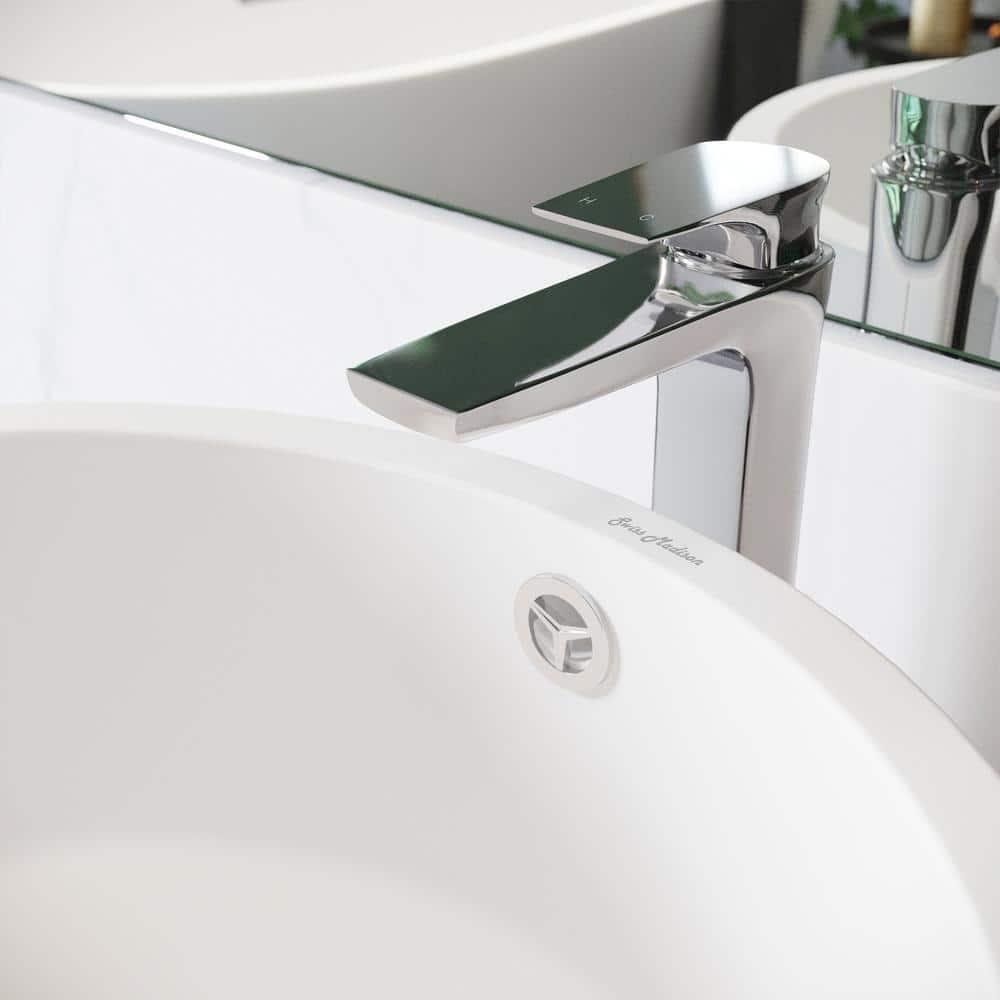 Monaco Single Hole, Single-Handle, High Arc Bathroom Faucet