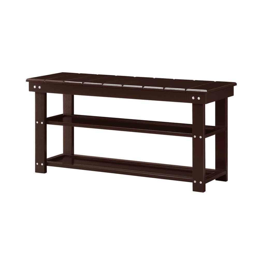 Convenience Concepts Oxford Utility Mudroom Bench, Multiple Finishes