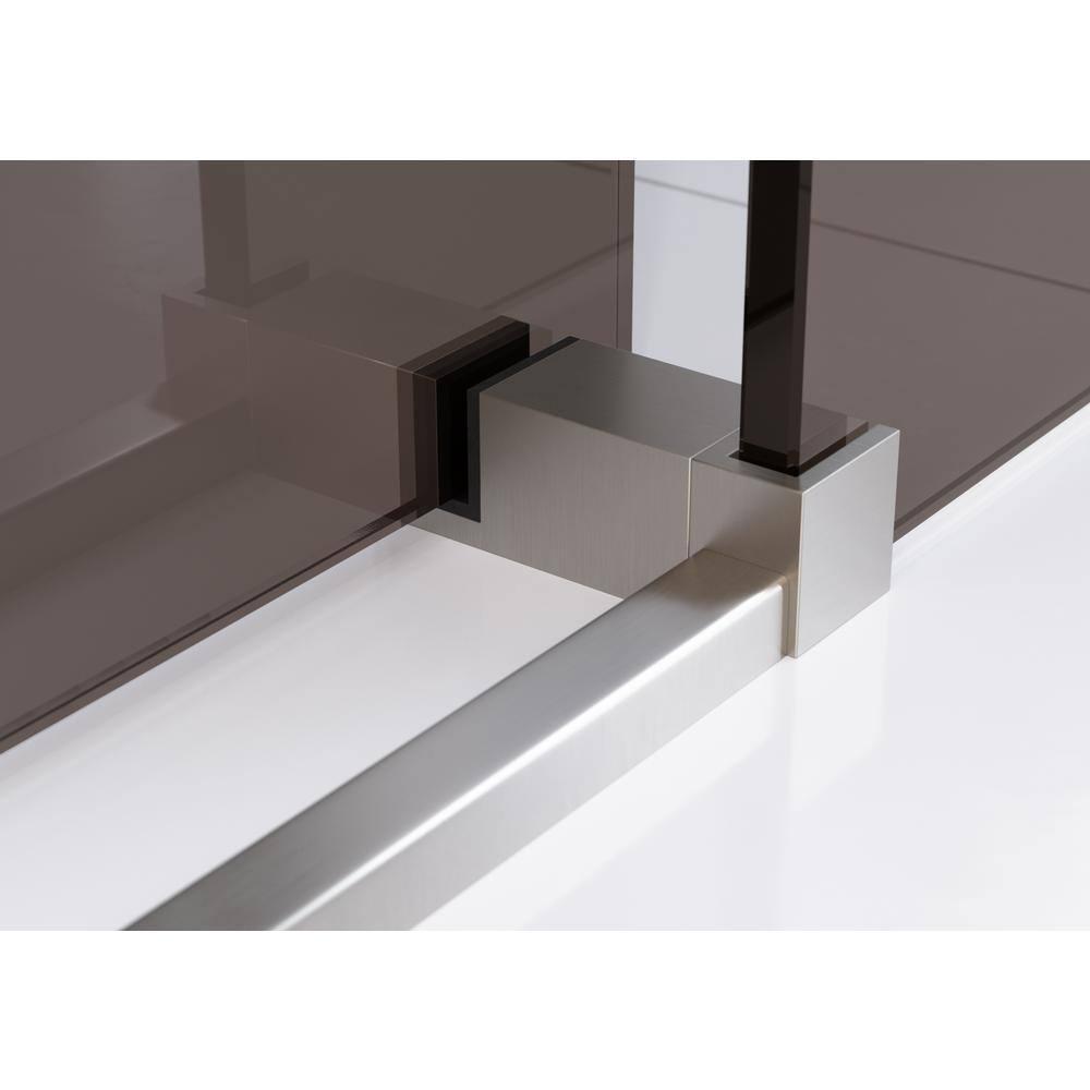 Equinox 56 - 60 in. x 78 in. Fully Frameless Tinted Sliding Shower Door