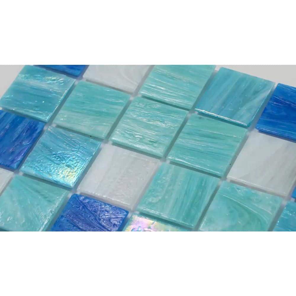 Mingles 2" x 2" Glass Grid Mosaic Wall & Floor Tile