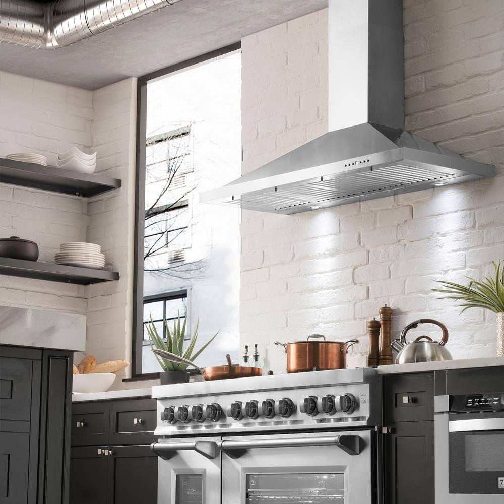ZLINE ZLINE 48 in. Convertible Wall Mount Range Hood in Stainless Steel (KB-CF-48) KB-CF-48