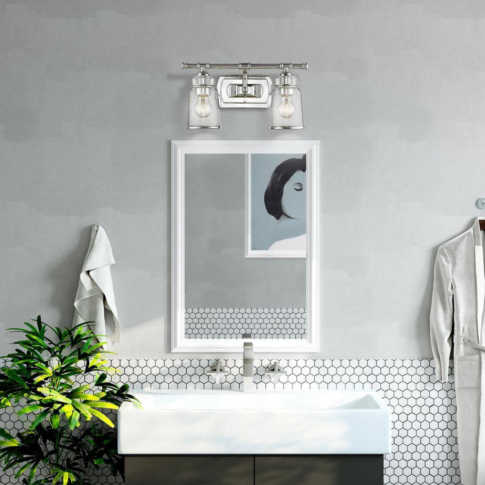 Livex Lighting Lawrenceville 2 - Light Vanity in  Polished Chrome