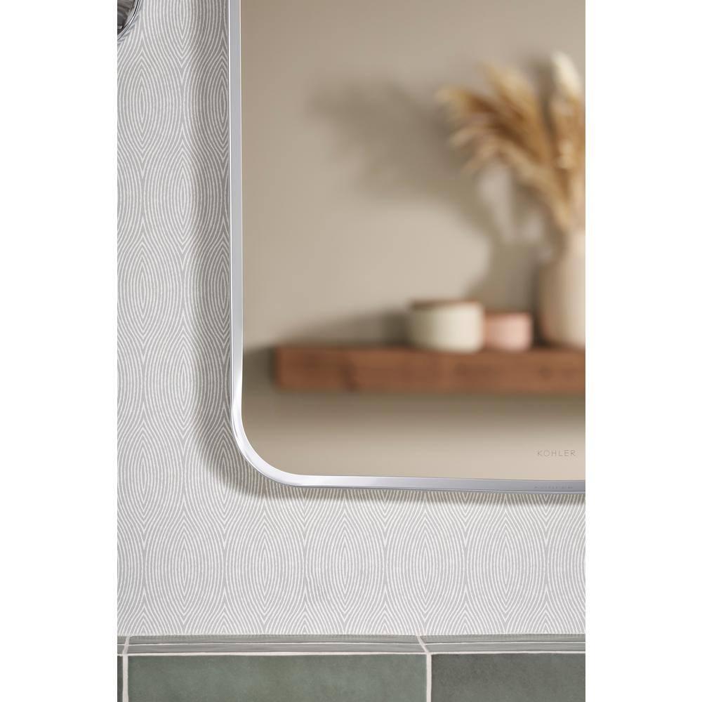 KOHLER Essential Rectangular Wall Mirror, Bathroom / Vanity Mirror with Frame