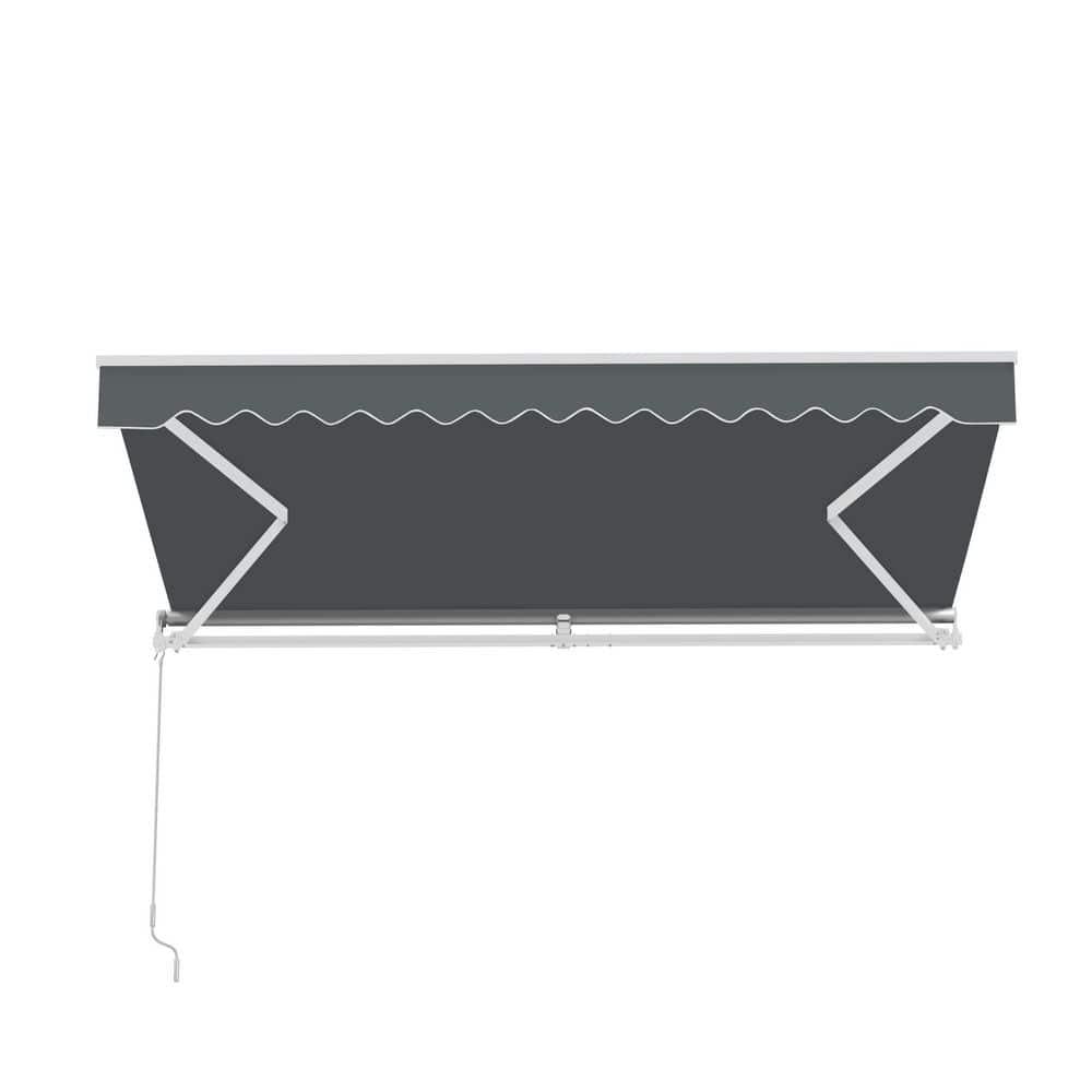 Retractable Patio Awning - White Frame