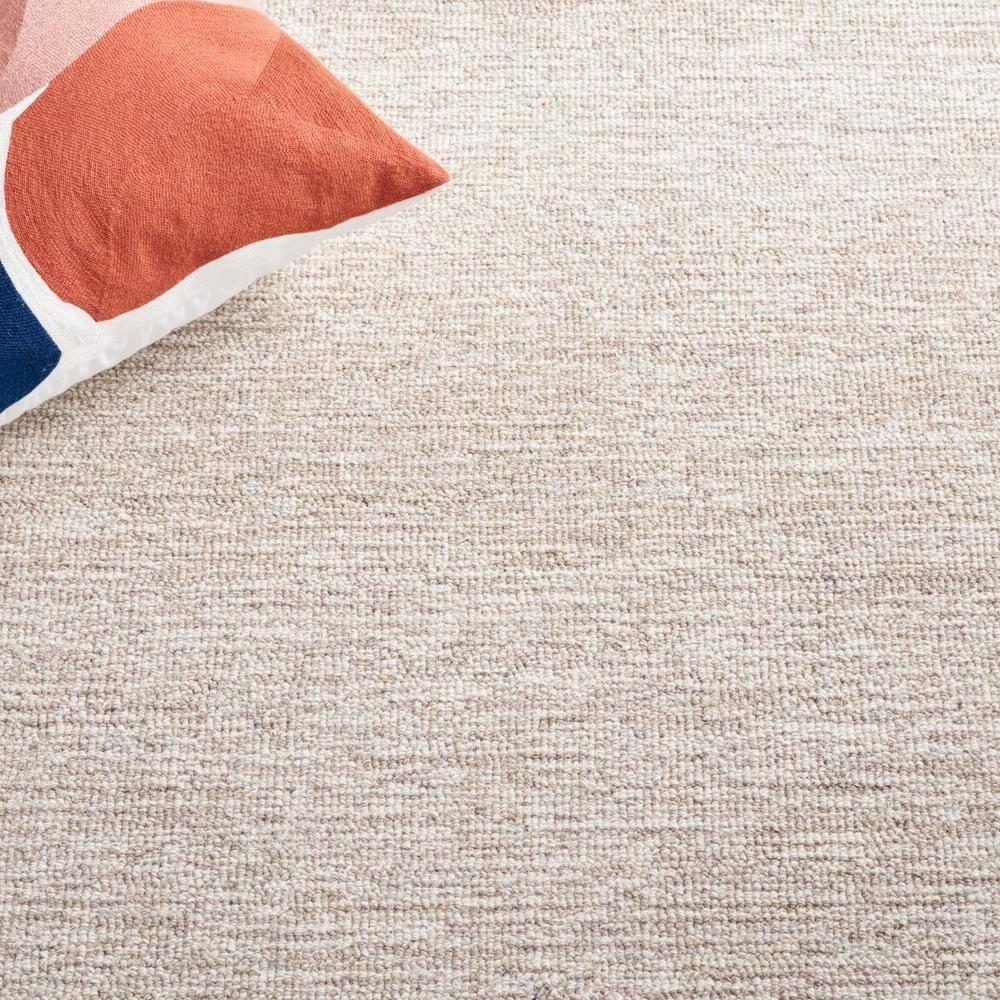 Safavieh  Handmade Abstract Deema Modern Wool Rug 2'3" x 10' Runner - Natural/Ivory