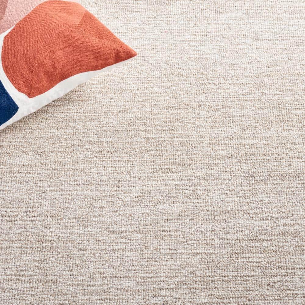 Abstract ABT478 Hand Tufted Area Rug - Natural/Ivory - 6'x6' - Safavieh.