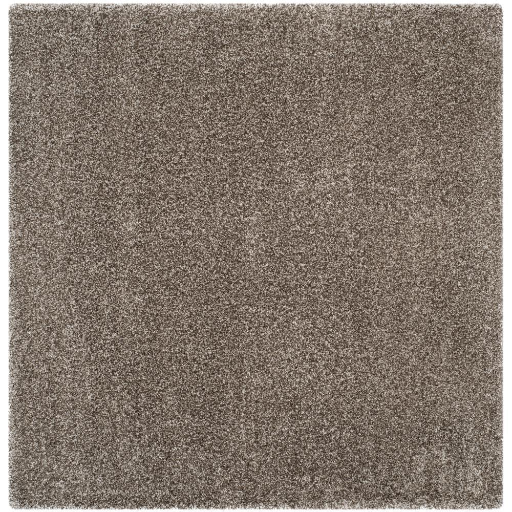 Milan Shag SG180 Power Loomed Indoor Area Rug - Grey - 7'x7' - Safavieh