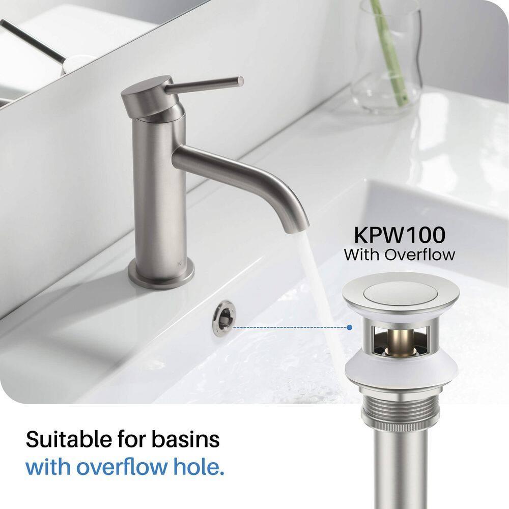 Circular Single-Hole Single-handle Bathroom Faucet