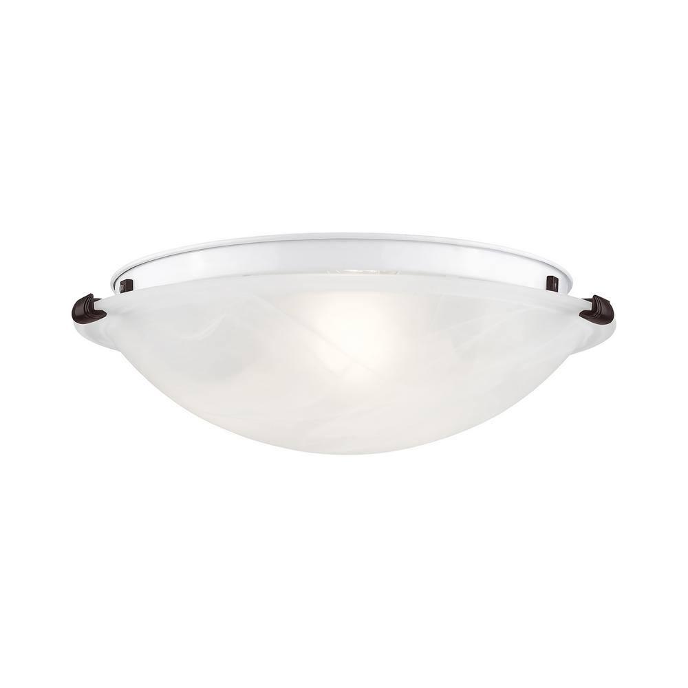 Livex Lighting Oasis 3 - Light Flush Mount in  Bronze