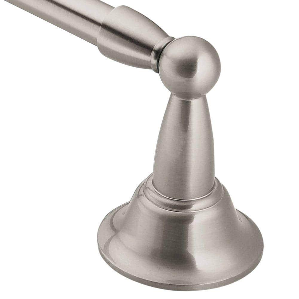Moen Sage Brushed Nickel Towel Bar 24 in. L Brass